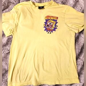 Bright yellow H and M spongebob tshirt